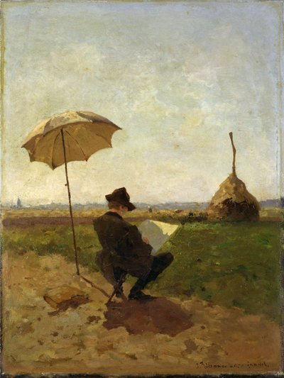 The Painter P.J.C. Gabriel by Jacob Coenraad Ritsema